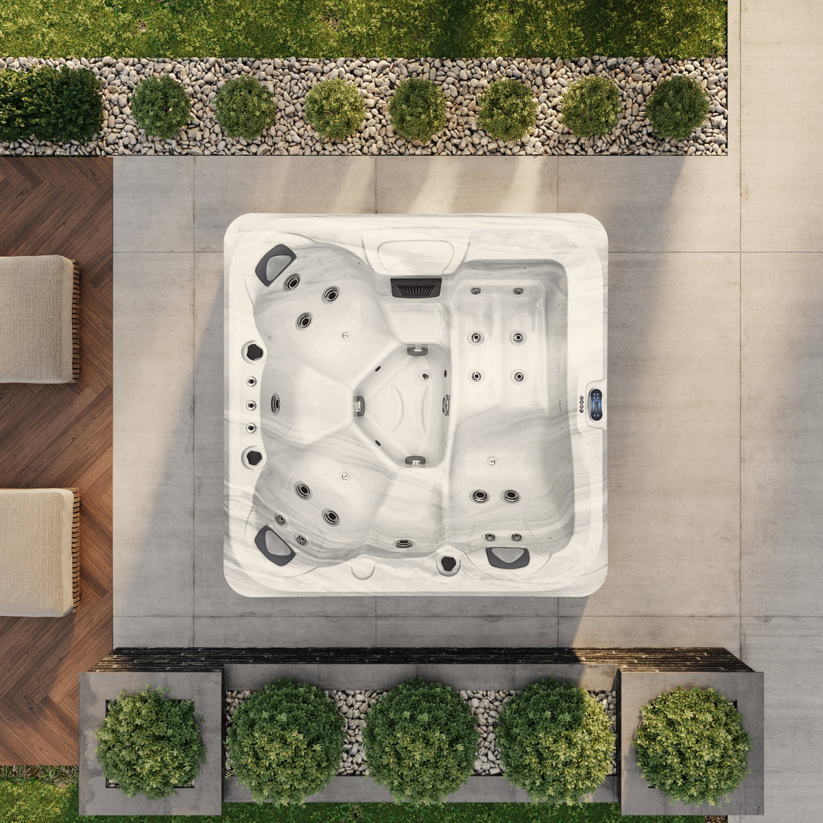 Outdoor Living Lagoon Hot Tub