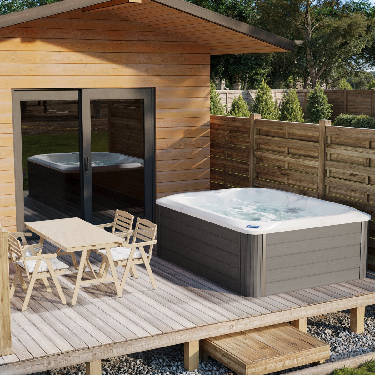 Outdoor Living Retreat Hot Tub