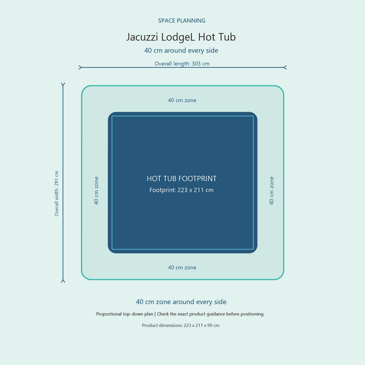 Jacuzzi® Lodge™L Hot Tub