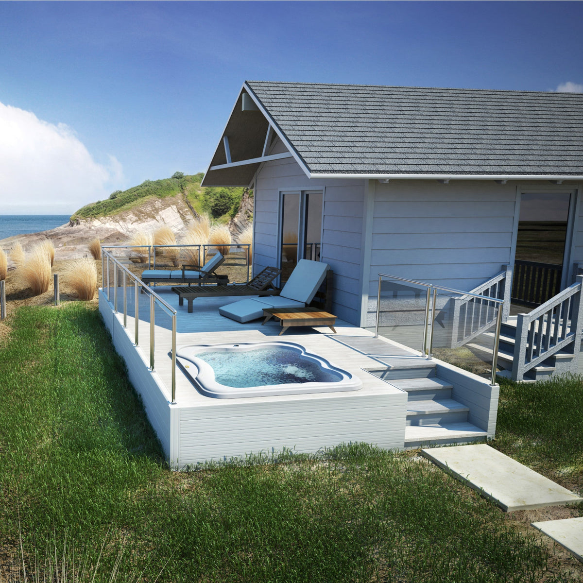 Jacuzzi® Lodge™M Hot Tub